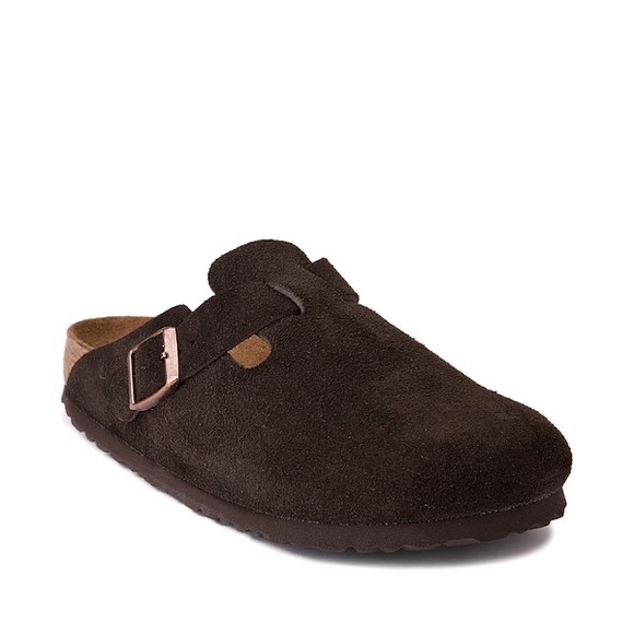 Birkenstock Boston Suede Leather Soft Footbed Clogs | Size 41 Narrow / Regular - Picture 6 of 15